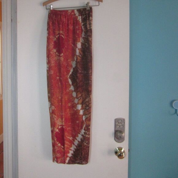 O.K. Mike Womens One Size Pull On Elastic Waist Loungewear Resort Pants O/S - Picture 3 of 11